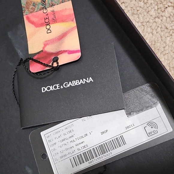 Dolce & Gabbana Ciabatta Leather Sandals - Picture 6 of 6